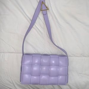 Purple crossbody purse